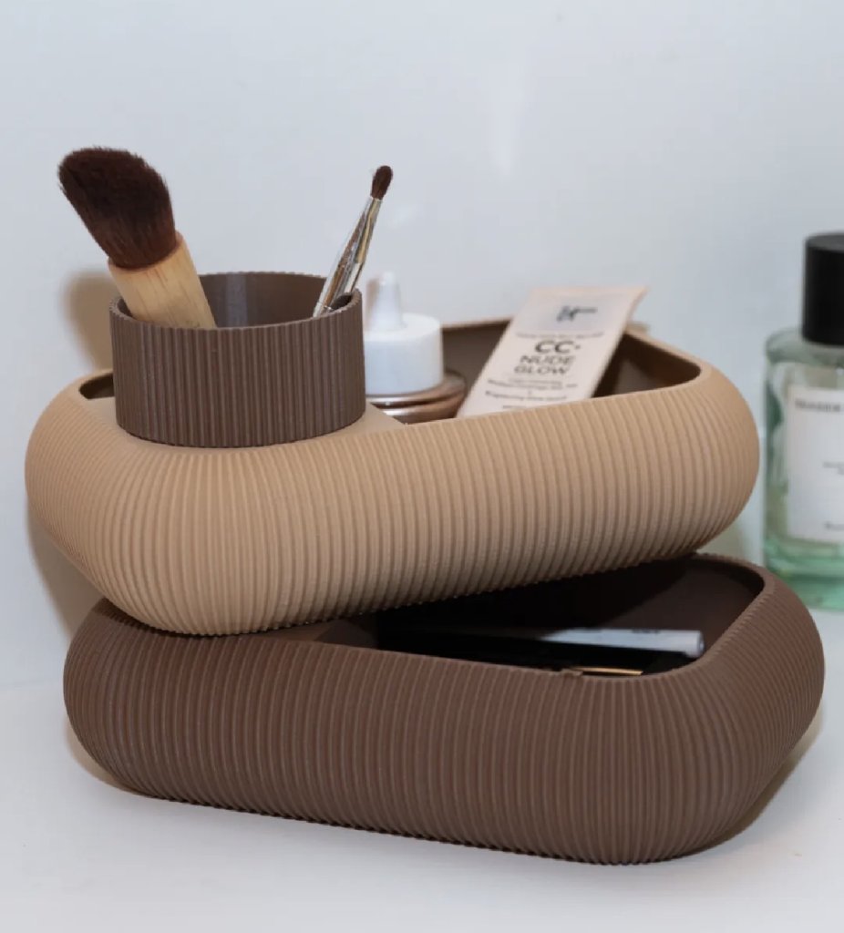 2 részes Makeup tartó