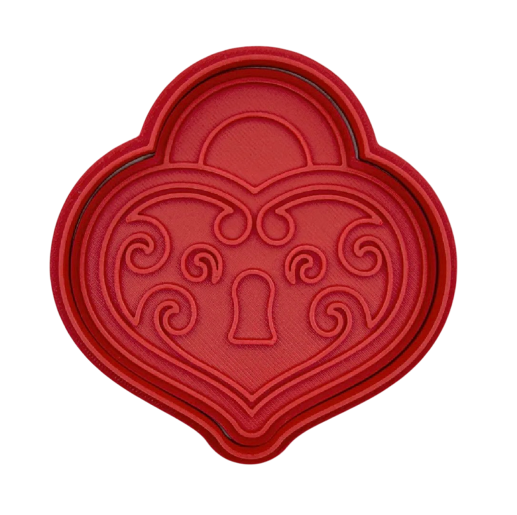 Valentin napi zár sütikiszúró